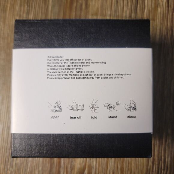 Titanic 3D Paper Note Memo Pad - Picture 2 of 2